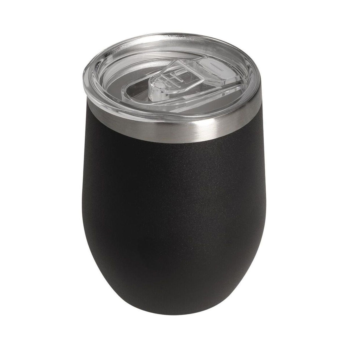 Stainless Steel Travel Mug with Clear Lid