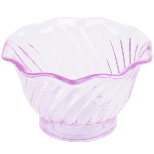 Plastic Dessert Dish Purple 5oz - Dozen