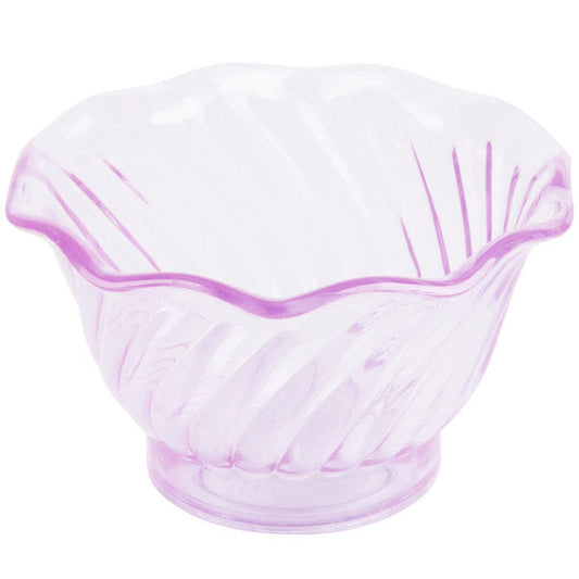 Plastic Dessert Dish Purple 5oz - Dozen