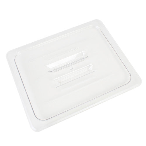 1/2 Clear Polycarbonate Gastronorm Food Container with Lid 150mm (Pack of 4)