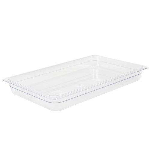 GN 1/1 Polycarbonate Gastronorm 65mm Clear