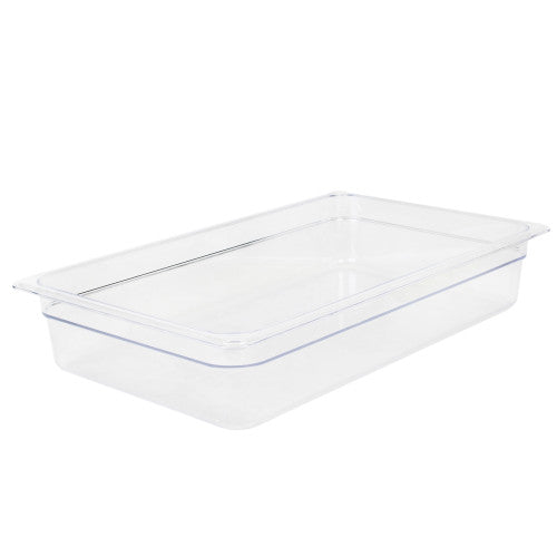 GN 1/1 Polycarbonate Gastronorm 100mm Clear