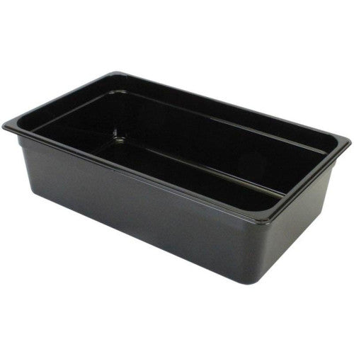 GN 1/1 Polycarbonate Gastronorm 150mm Black