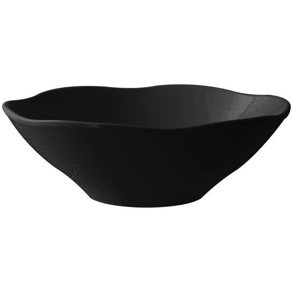 Classic Round Melamine Black Soup Bowl 1.3L (45oz) - Pack of 12 Default Title