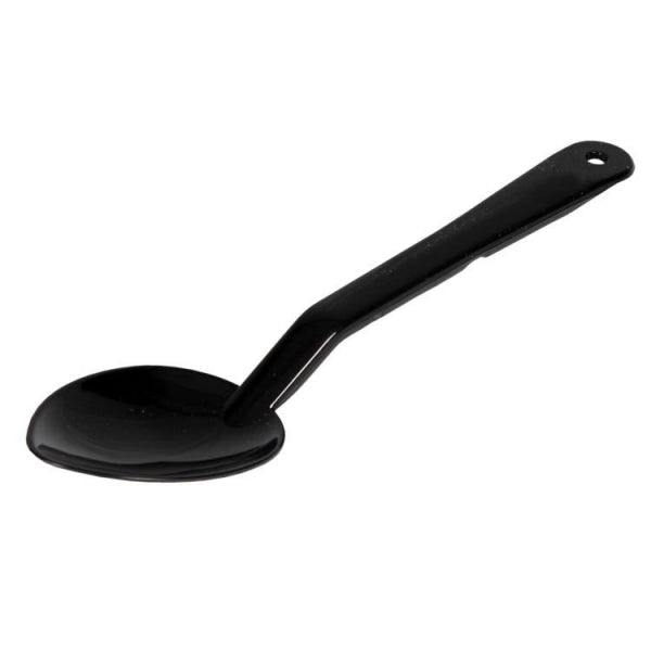 Polycarbonate Black Solid Serving Spoon 330mm - Pack of 12 Default Title