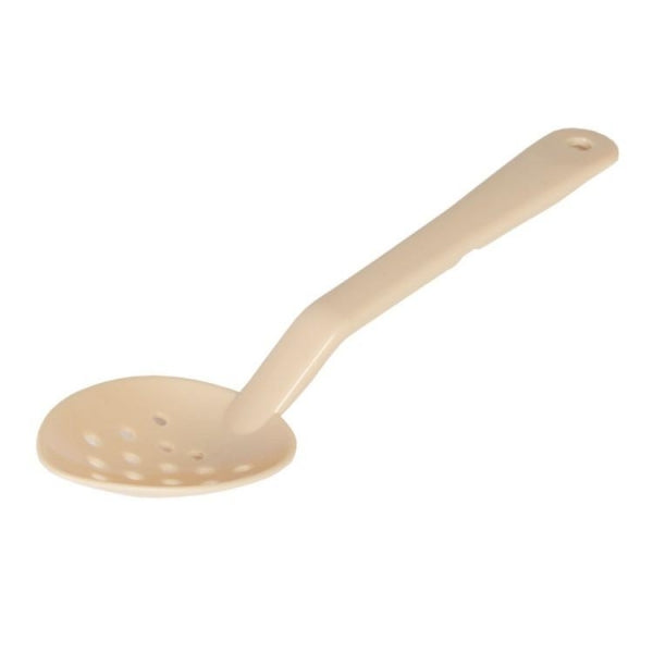 Polycarbonate Perforated Beige Serving Spoon 279mm - Pack of 12 Default Title
