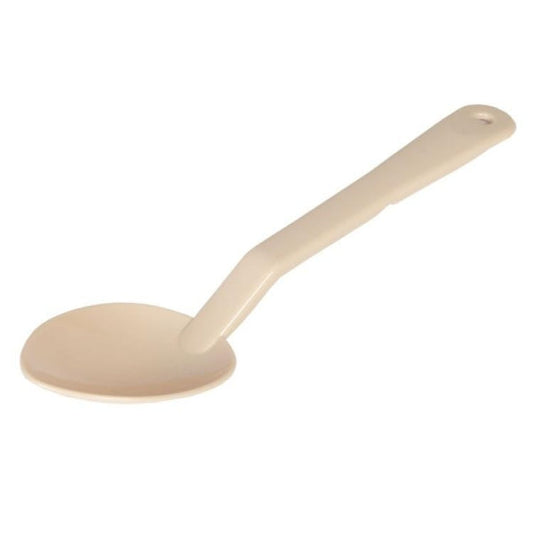 Polycarbonate Beige Solid Serving Spoon 330mm - Pack of 12 Default Title