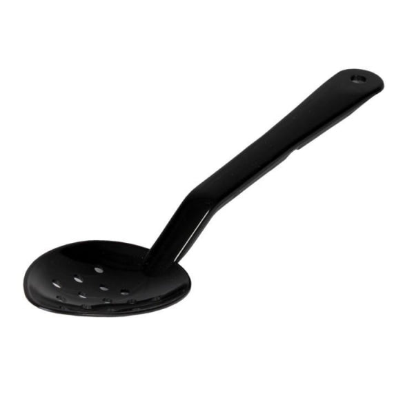 Polycarbonate Perforated Black Serving Spoon 279mm - Pack of 12 Default Title