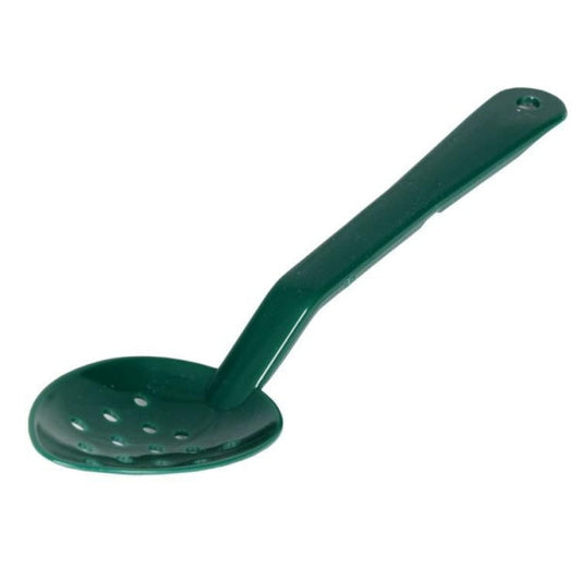 Polycarbonate Perforated Green Serving Spoon 330mm - Pack of 12 Default Title