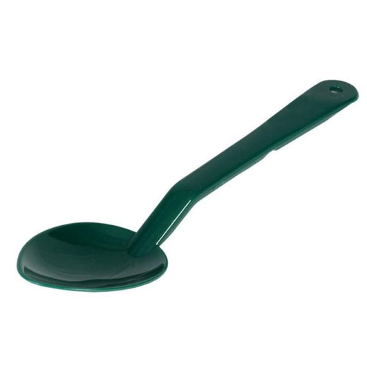 Polycarbonate Green Solid Serving Spoon 330mm - Pack of 12 Default Title