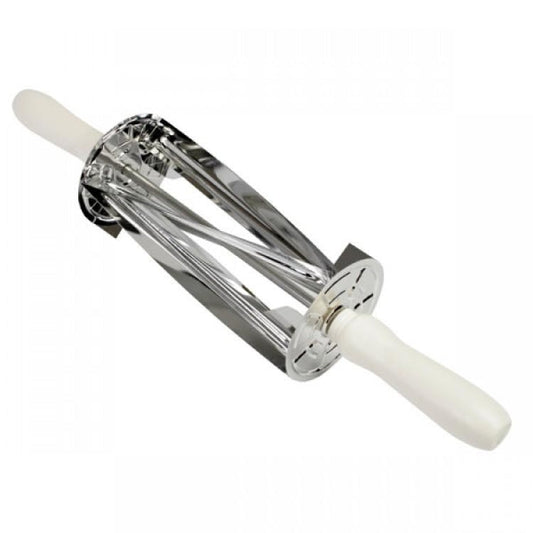 Stainless Steel Croissant/Pastry Cutter with Polyethylene Plastic Handles