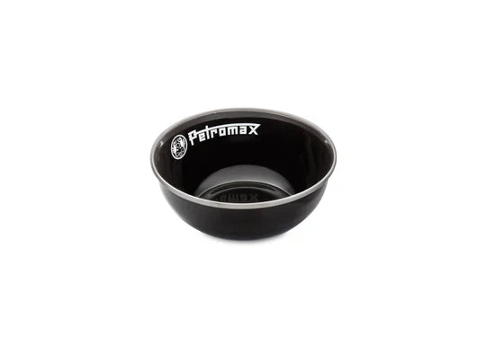 Set of 2 Enamel Bowls in Black Small
