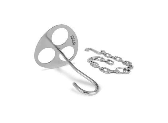 Stainless Steel Cookware Accessory Tripod Lashing Ring and Hook - Large