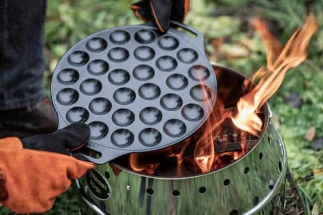 Poffertjes Pan Cast Iron