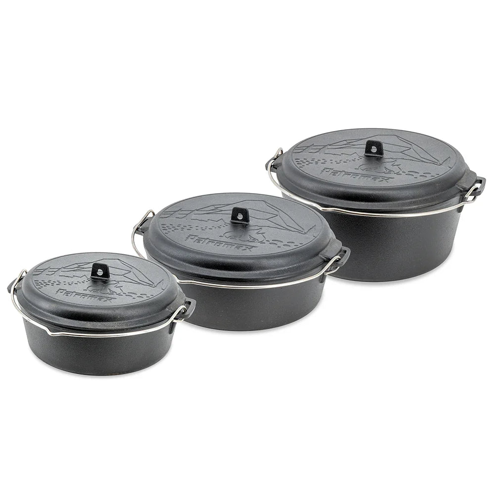 Cast Iron Dutch Oven with Frying Pan Lid
