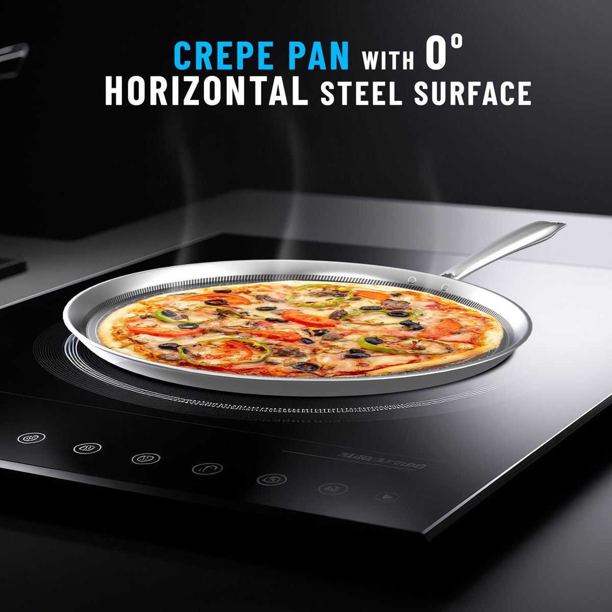 Honeycomb Triply Non Stick Dosa Tawa, Stainless Steel Tawa for Dosa, Tawa for Roti/Chapati/Paratha