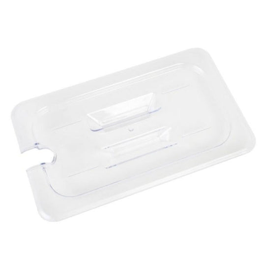 GN 1/4 Polycarbonate Gastronorm Notched Lid Clear Default Title