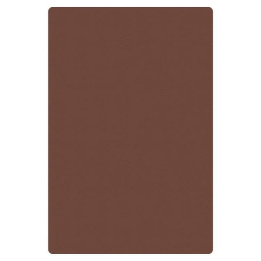 High Density Polyethylene Brown Chopping Board 457x305x13mm Default Title