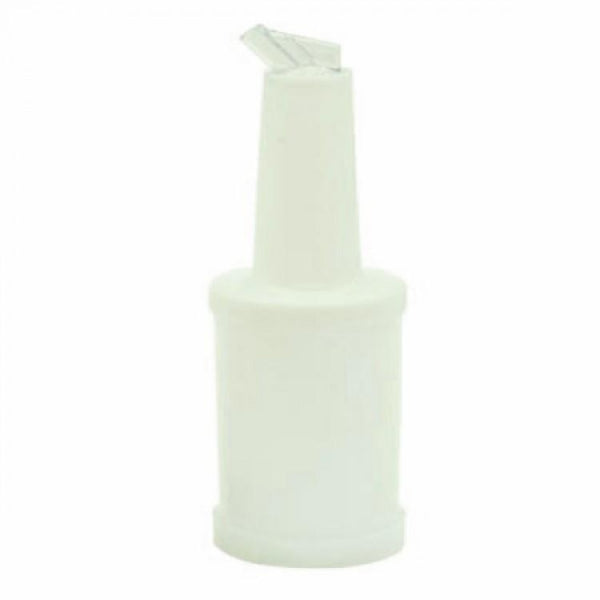 Pour Bottle with Spout and Cap 1ltr White