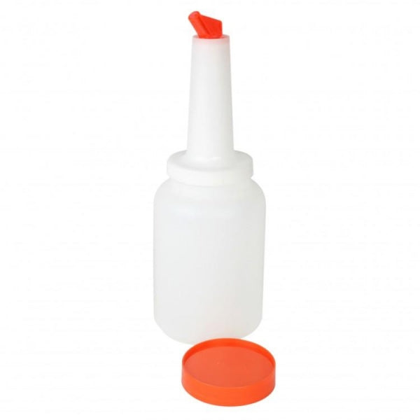 Pour Bottle with Spout and Cap 2ltr Orange