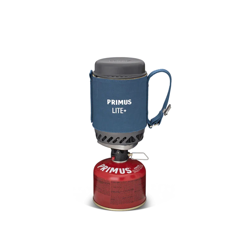 0.5L Camping Cooking Pot and Burner Set Blue