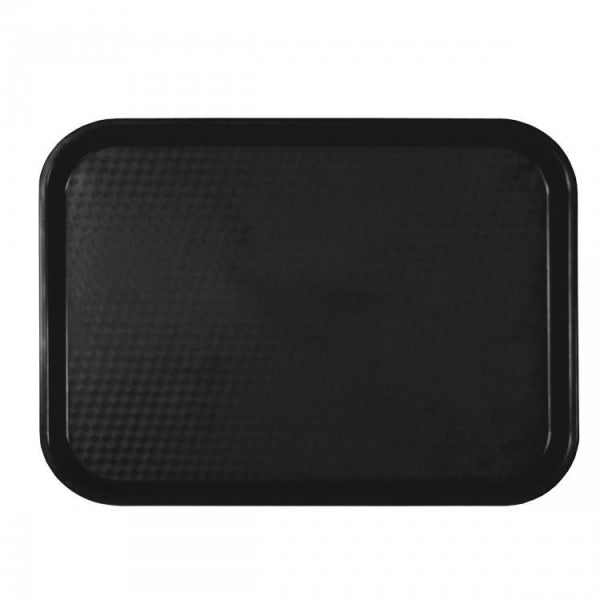 Polypropylene Fast Food Tray Black Small 345mm Default Title