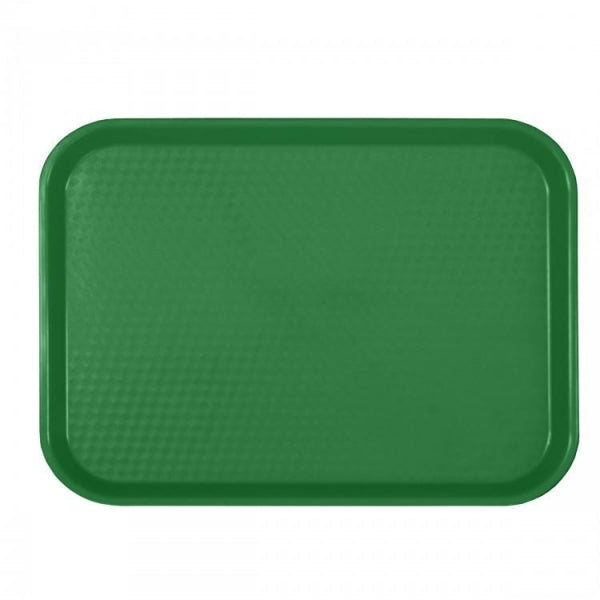 Polypropylene Fast Food Tray Green Large 450mm Default Title