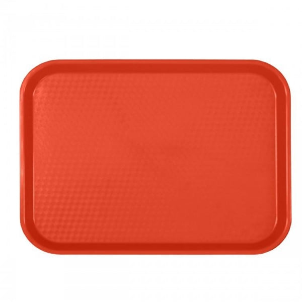 Polypropylene Fast Food Tray Small 345mm - Red Default Title