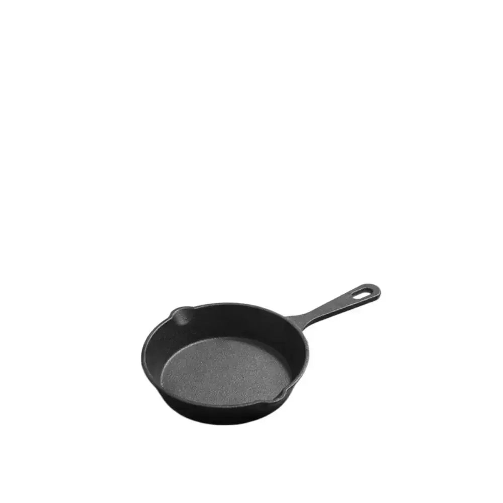 Pre-seasoned Cast Iron Frying Pan – Non-Stick Skillet for Steak, Eggs, Stir-Fry, and Baking, Compatible with Induction & Gas Stoves (14cm, 16cm, 20,26cm Sizes) 16cm-6.3in