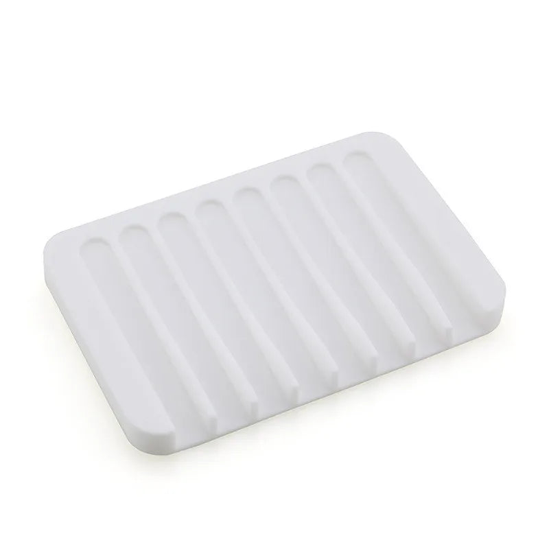 Self Draining Silicone Sponge & Soap Holder – Waterfall Soap Dish Drainer – Ideal for Kitchen Sinks & Bathrooms