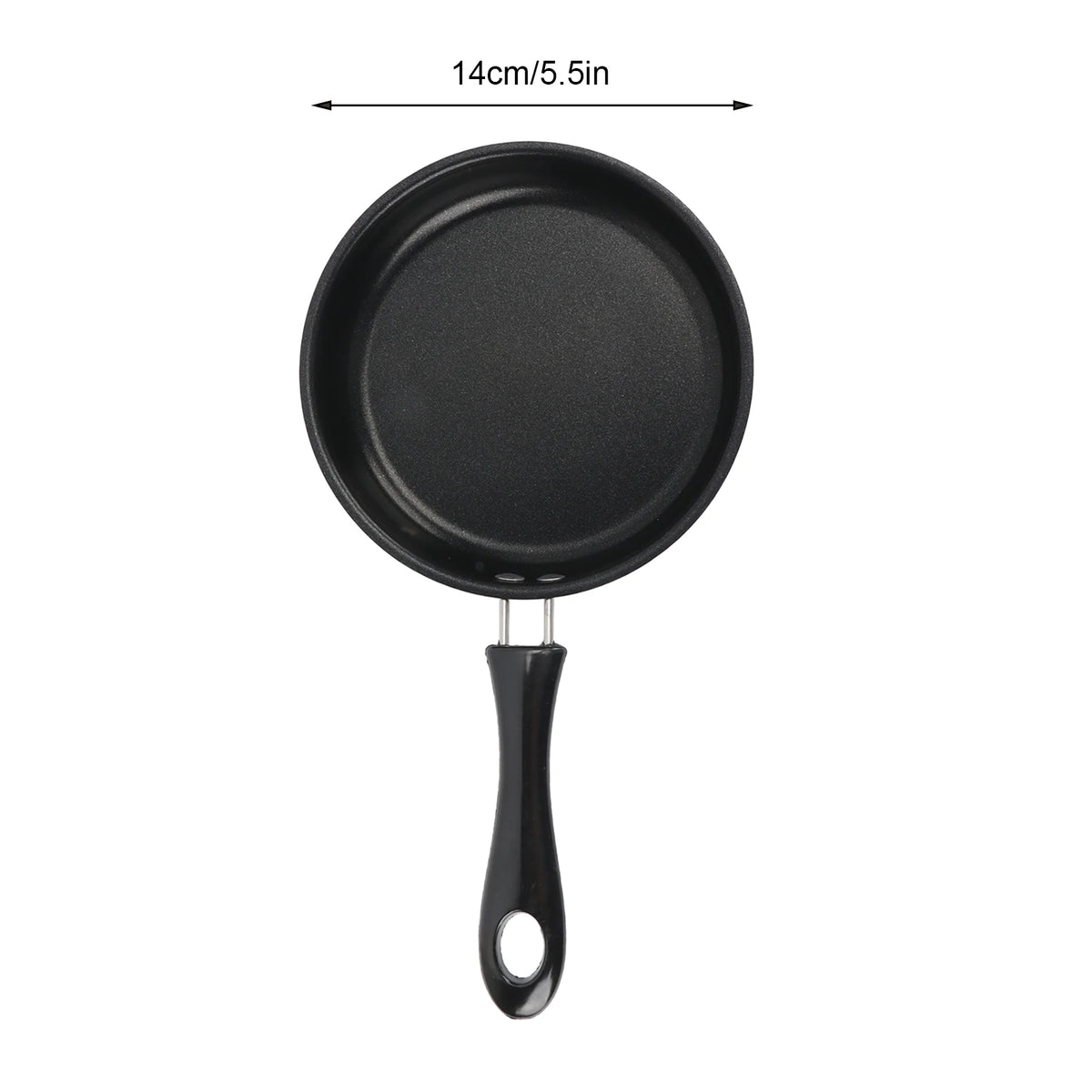 Thickened Stainless Steel Mini Frying Pan – Non-Stick Egg Pan & Small Saucepan for Induction & Gas – Best for Fried Eggs & Omelettes – Available in 12cm to 20cm