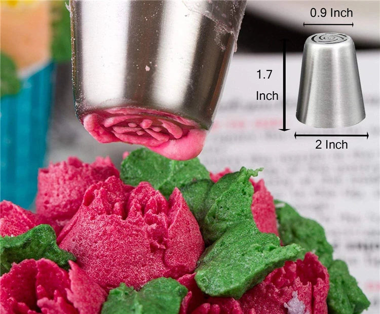 Piping Tips Set with Pastry Bag