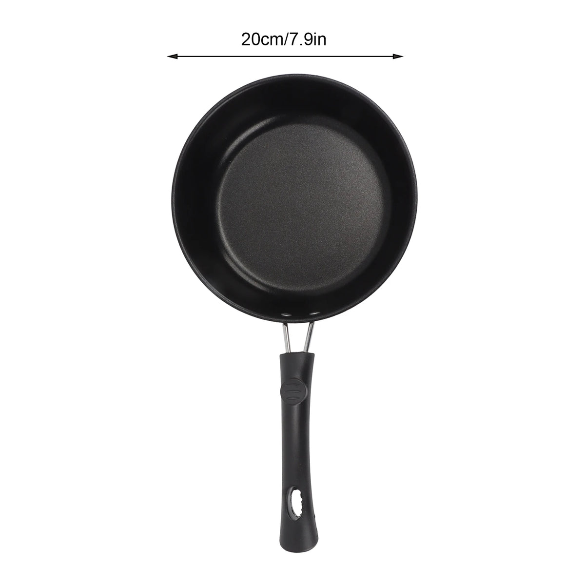 Thickened Stainless Steel Mini Frying Pan – Non-Stick Egg Pan & Small Saucepan for Induction & Gas – Best for Fried Eggs & Omelettes – Available in 12cm to 20cm