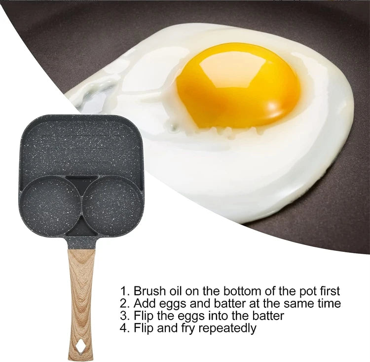 4-Hole Egg & Pancake Frying Pan
