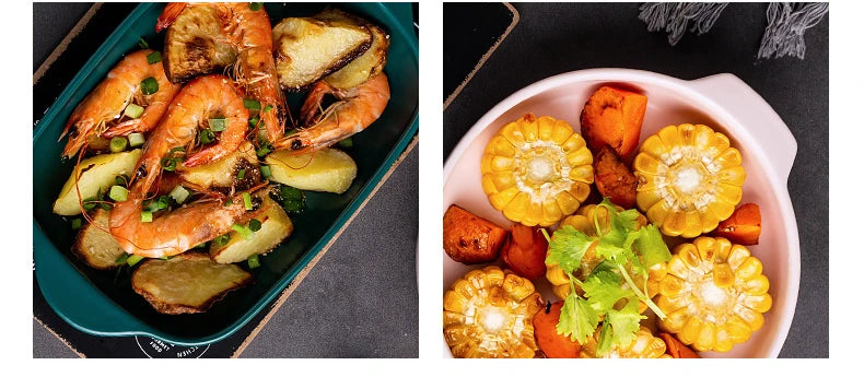 Ceramic Baking Dish — Oven-Safe Au Gratin Dish