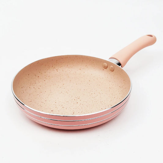 Blush Pink Non-Stick Mini Frying Pan – Mini Skillet for Eggs, Pancakes, Omelettes, French Toast, Hash Browns, Sausages, Scrambled Eggs, Breakfast Burritos, Grilled Sandwiches– Compatible with Induction & Gas Stoves – Available in 16cm