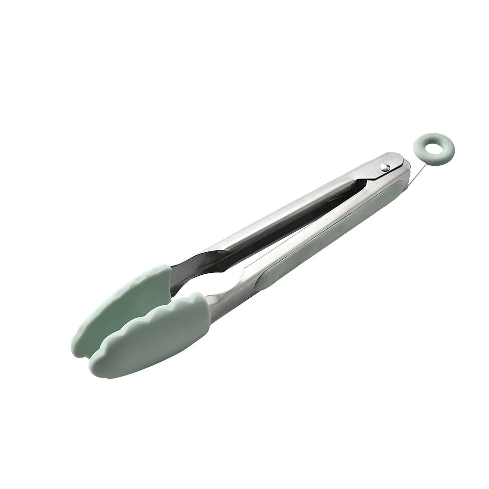 Heat Resistant Silicone Cooking Utensil with Wooden Handle – Up to 230°C Turner, Tongs, Spatula, Spoon, Brush & Whisk – Ideal for Nonstick Cookware Style 11