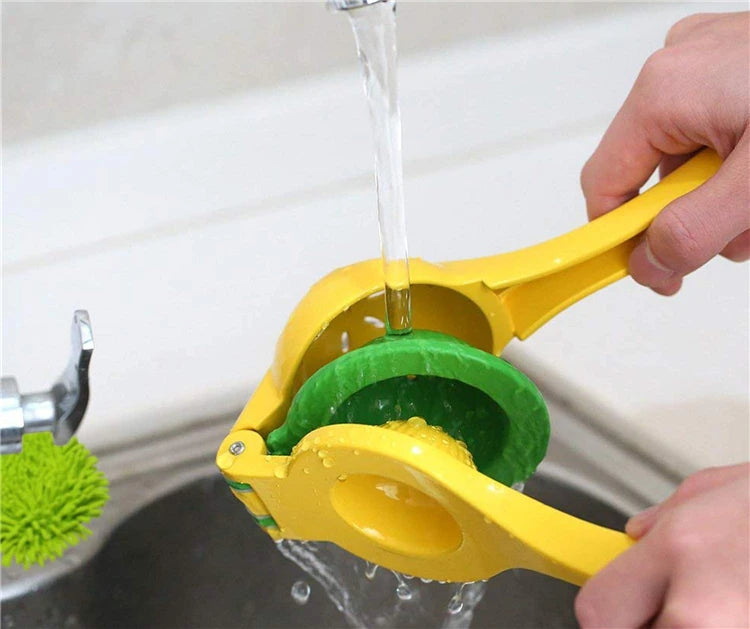 2-in-1 Aluminium Alloy Lemon Squeezer – Manual Citrus Press for Lemons, Limes & Oranges – Perfect for Fresh Juice & Dressings