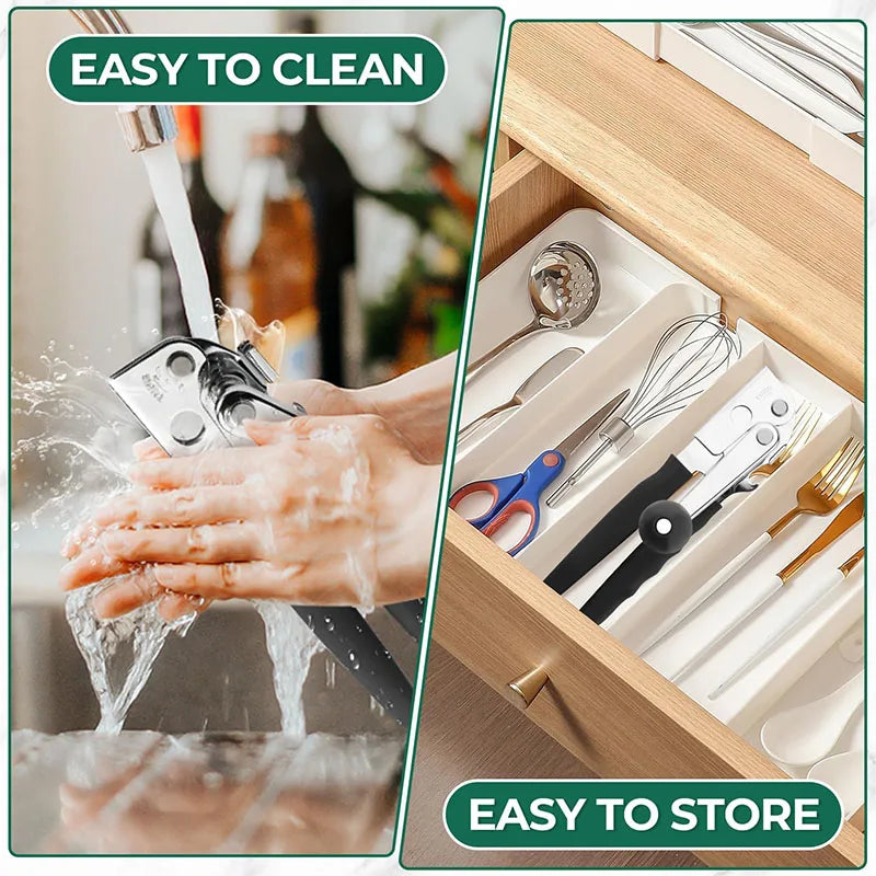 Heavy Duty Manual Can Opener with Magnet