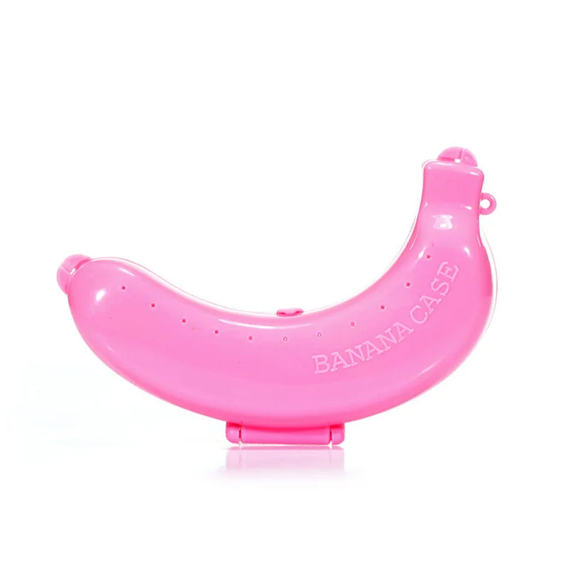Portable Plastic Banana Case – BPA-Free Banana Holder & Keeper – Perfect for Lunch Boxes, Picnics, Hiking & Travel