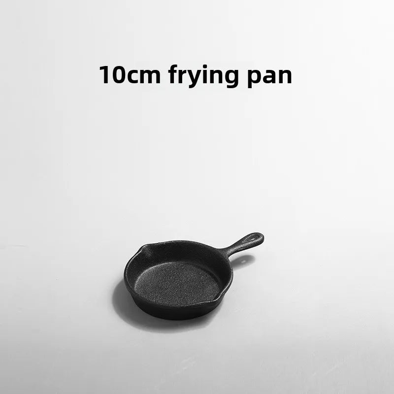 pre-seasoned cast iron skillet pan 10cm