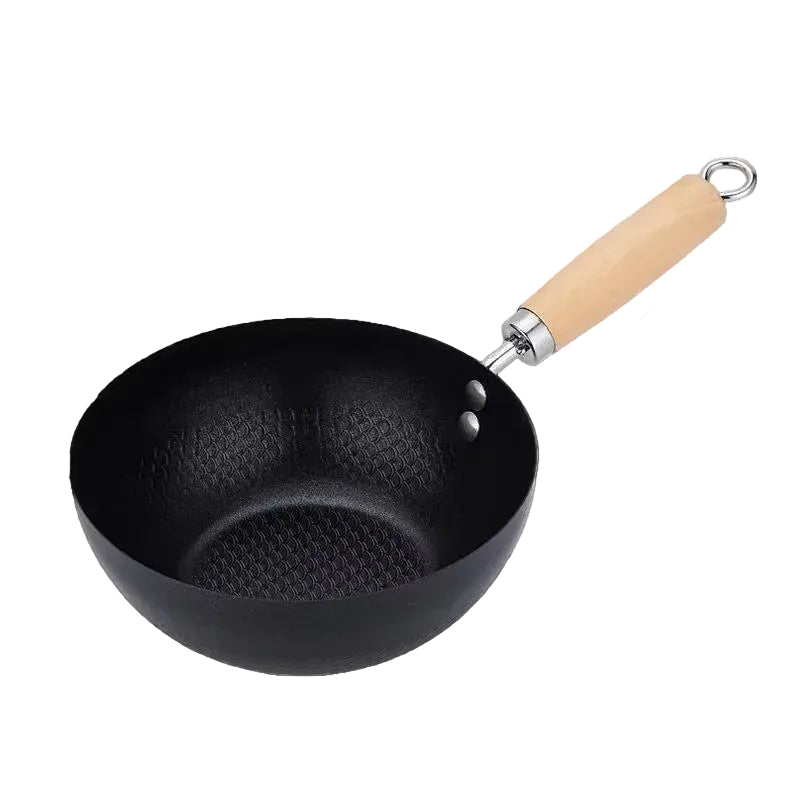 Uncoated Iron Wok 28