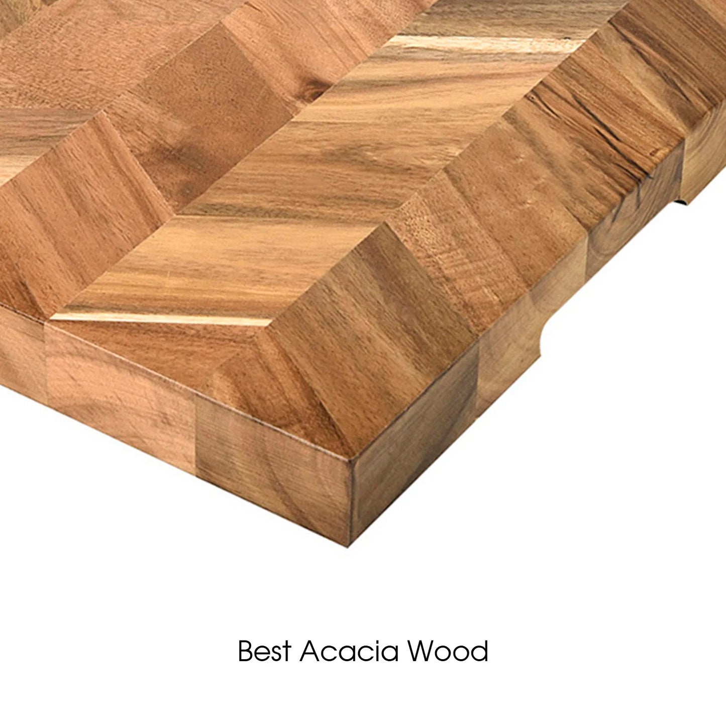 Acacia Wood Rectangular Cutting Board – Natural Wood, Food Safe, Great for Chopping Fruit, Vegetables, and Everyday Kitchen Use