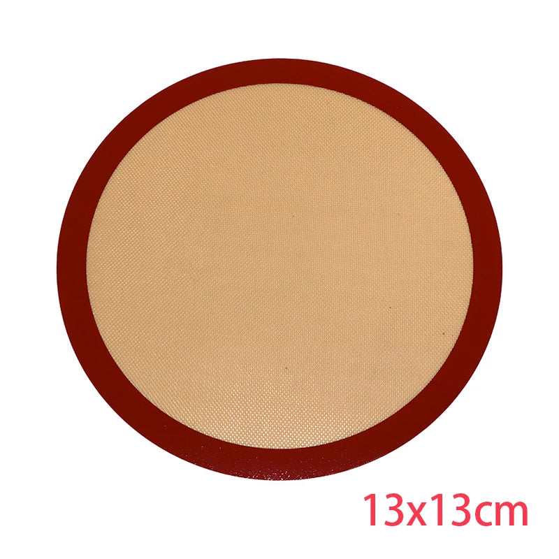 Round Non-Stick Silicone Baking Mat – Reusable Food Grade Oven Liner – Great for Macarons, Cookies & Pastry – Available in 13cm, 20cm & 23cm