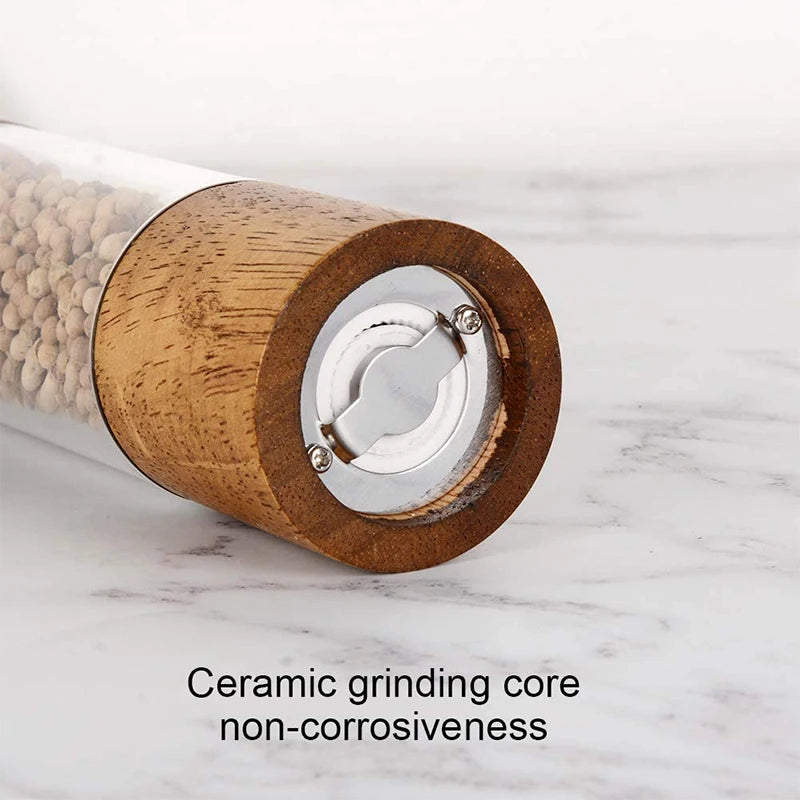 Acrylic Salt and Pepper Grinder Set