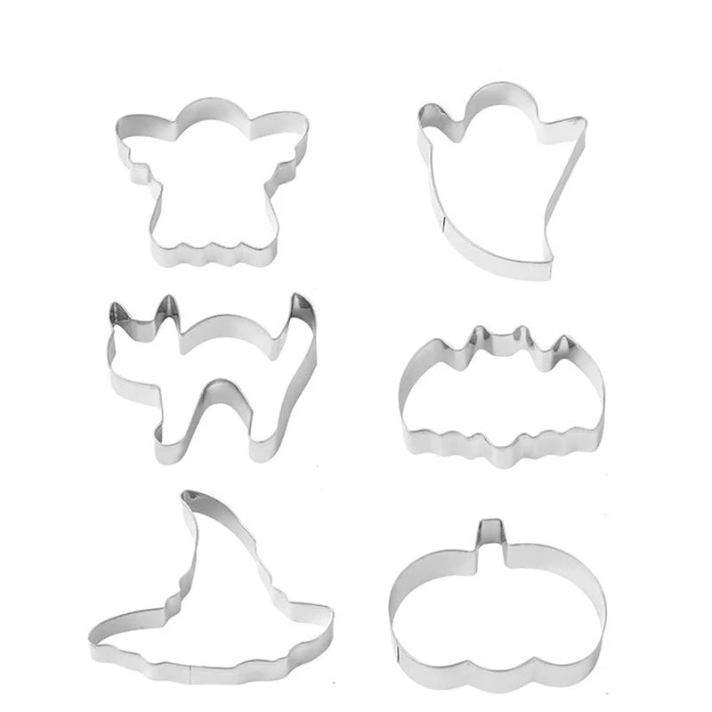 Halloween Cookie Cutters Set 6 pieces