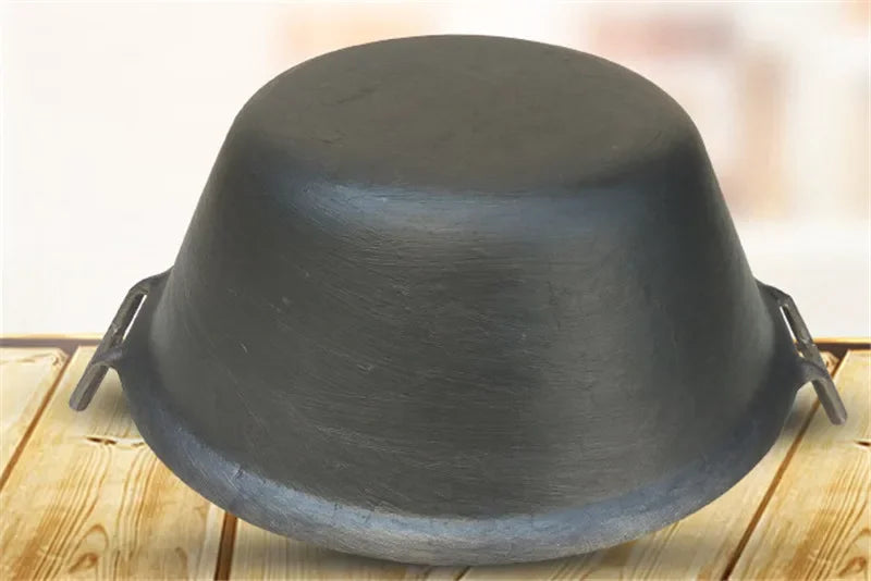 Cast Iron Wok with Lid