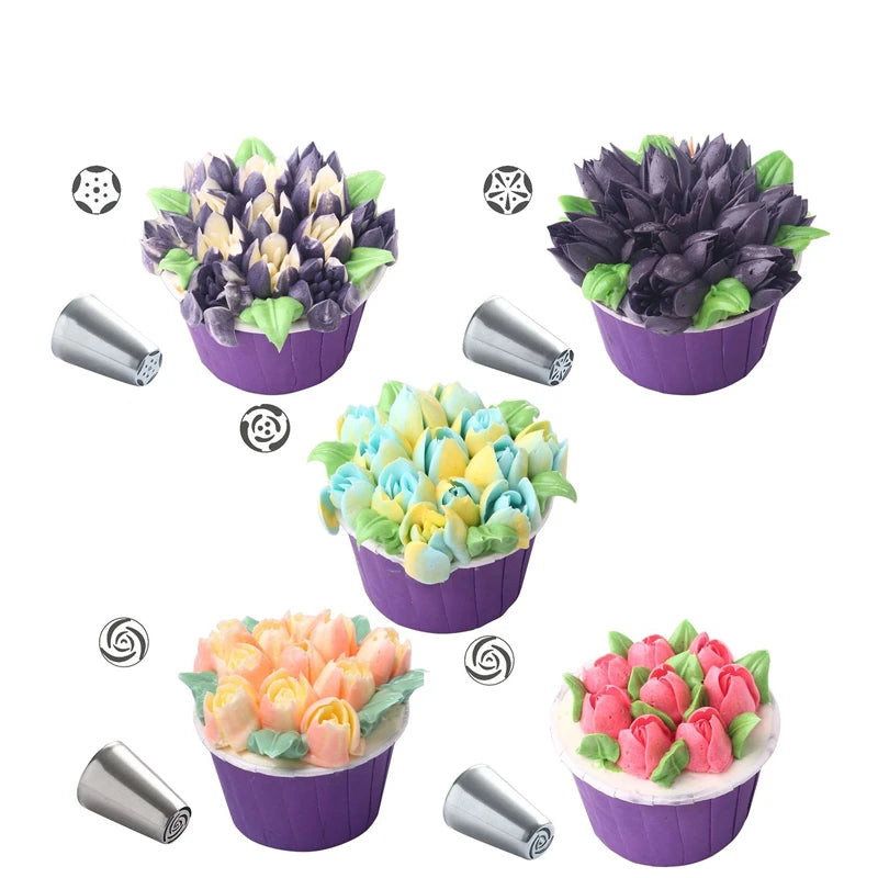 Piping Tips Set with Pastry Bag