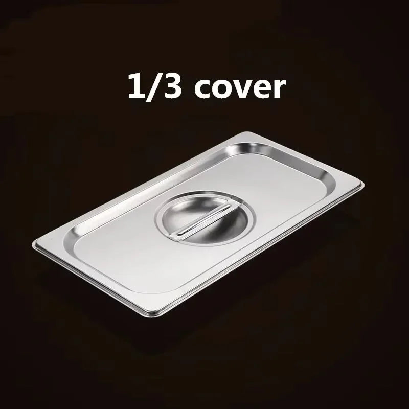 304 Stainless Steel Gastronorm Food Pan – GN Chafing & Buffet Container, Available in 1/9, 1/6, 1/4, 1/3 & 1/2 Sizes with Multiple Depths & Matching Lids