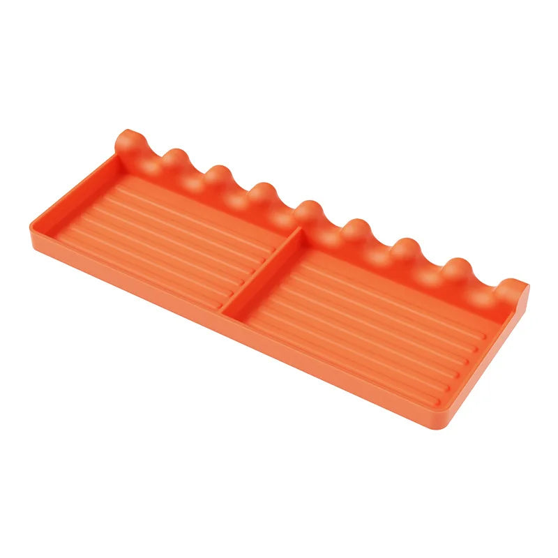 Heat Resistant Silicone Griddle Tool Mat – Grill Side Shelf Mat & BBQ Utensil Rest – Great for Flat Top Griddles & Outdoor Cooking